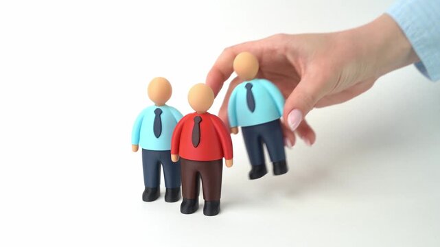 Recruiting participants for a newly created team. A united business team with leaders at the head showing responsibility trust and team building strategy.