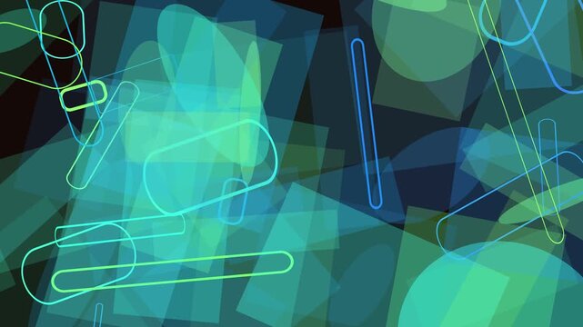 Futuristic 3d neural network data flow animation digital brain waves
