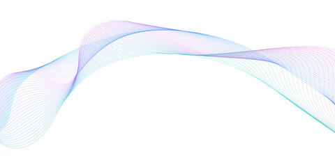 Fototapeta premium abstract colorful wave line swirl road background for banner, energy abstract smooth colorful gradient frequency isolated element creative blend, dynamic flowing wave lines design element. 