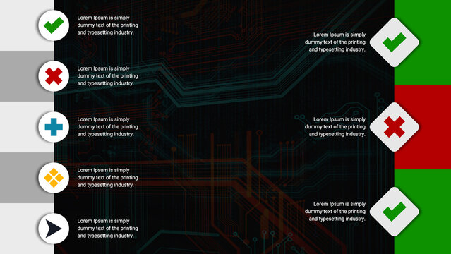 Vertical Step Infographic With Checkbox Icons