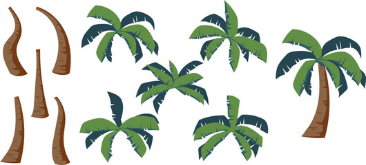 Tropical Palm Tree Creator Set © Rengga