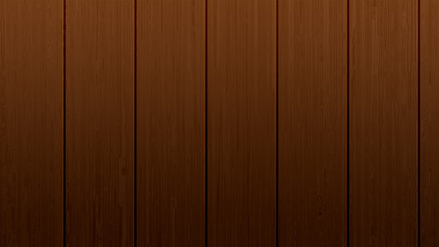 Dark brown wood panel texture background, vertical wooden plank fence wall backdrop for design