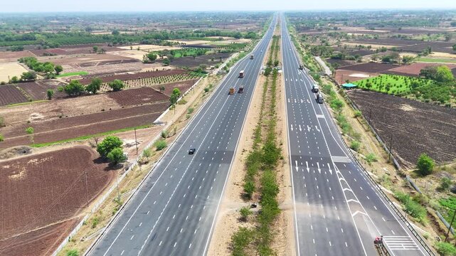 National Expressway NE4 India 🇮🇳 | Stunning 4K Drone Aerial Footage of Modern Highway Infrastructure