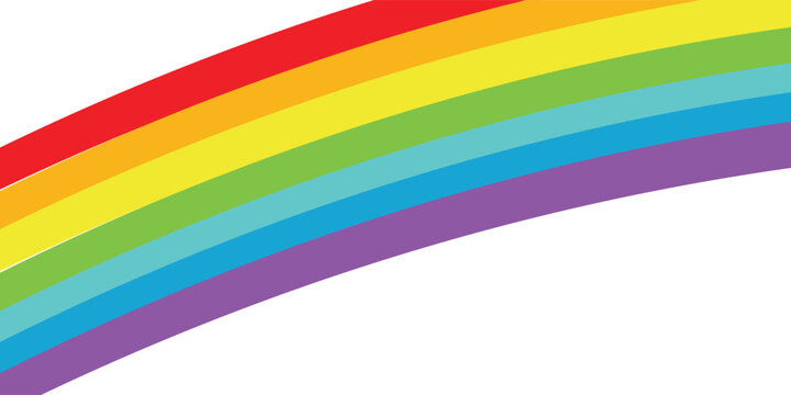 rainbow wavy color lines illustrationrainbow wavy color lines illustration