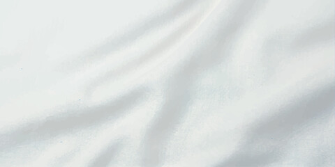 Fototapeta premium Smooth White Fabric Texture: A soft, flowing texture of white fabric, with gentle ripples and shadows creating a sense of calm and elegance.