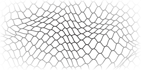 Curved net pattern. Seamless design for sportswear or equipment like soccer goals, volleyball nets, basketball hoops, hockey nets, and athletic gear. illustration © kamilia