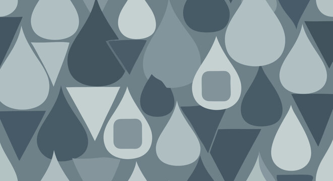 Geometric shapes in gray tones background.
