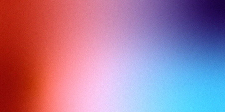 dark grainy color gradient background purple red blue black colors. abstract grainy gradient background in shades of purple blue and red with a black glow. Banner for advertise product on website.