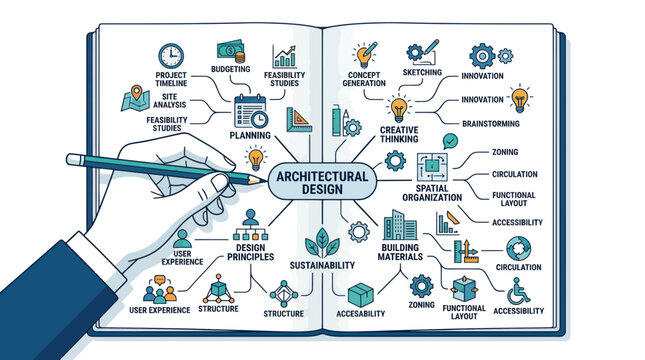 Architectural Design Mind Map and Planning Process