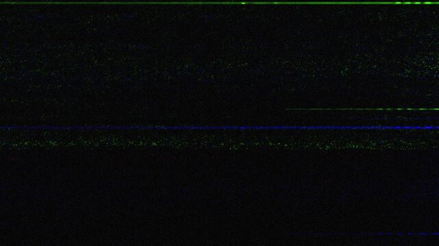 Analog Static Noise texture overlay. Horizontal stripes offset,  color scan lines interference. distorted VCR