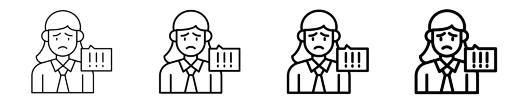 Sentiment  Icon Set Different Style Collection