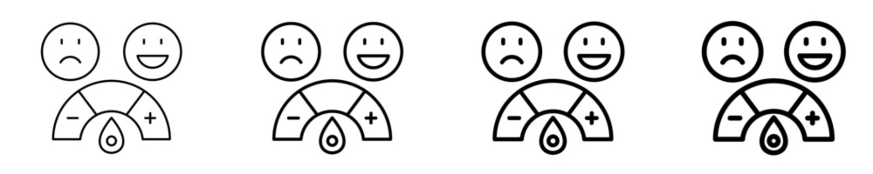 Comment Bubble  Icon Set Different Style Collection