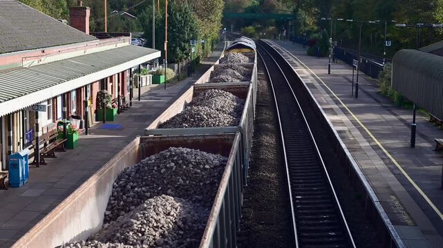 English commuter passenger suburban railway statiom west midlands england uk