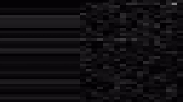 VHS. Bad TV signal analog static noise texture. fractal noice blured black background