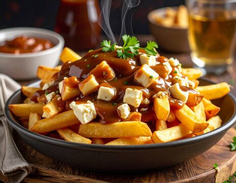 Poutine aus Kanada