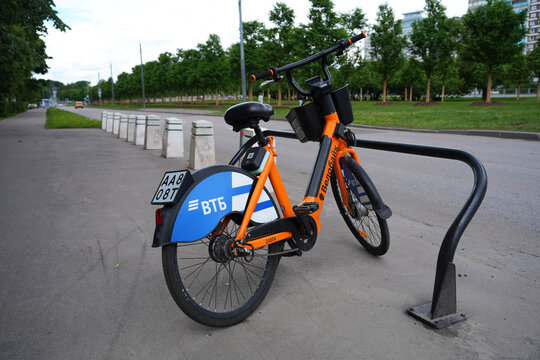 VTB bike for rent is on the street