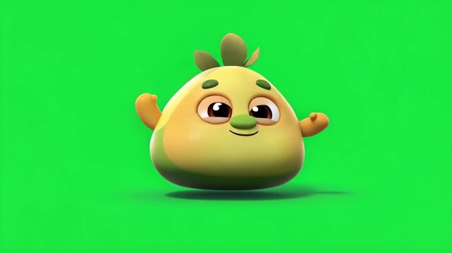 Cute Farm Mascot Illustration