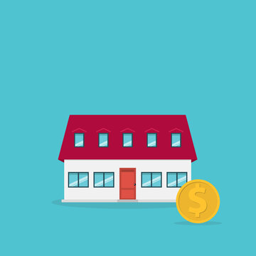 Home Investment Mortgage Concept Animation Real Estate Property Purchase Finance Budget Savings	