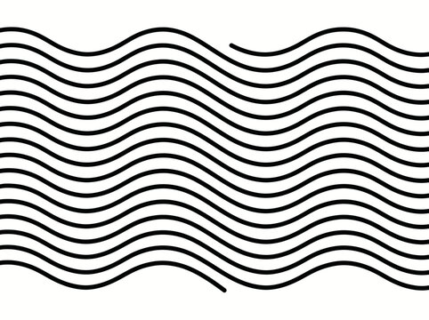 Abstract wavy lines pattern background