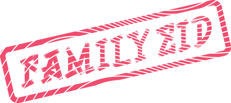 Official red stamp with FAMILY BIO text for family related content or genealogy