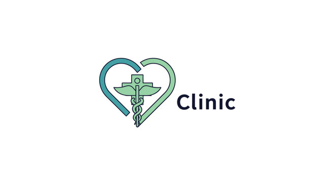 Healthcare heart pattern with halftone dot effect