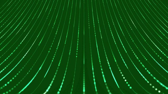 Abstract data stream motion graphics loop. A seamlessly repeating visual element ideal for corporate presentations, technology backgrounds, and digital art projects.