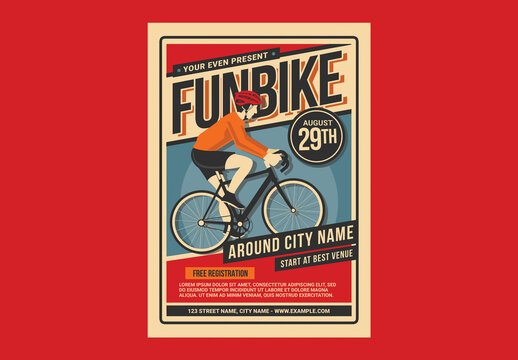 Bicycle Event Flyer