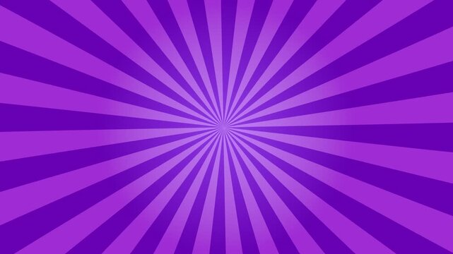 Purple sunburst background with radiating rays of light
