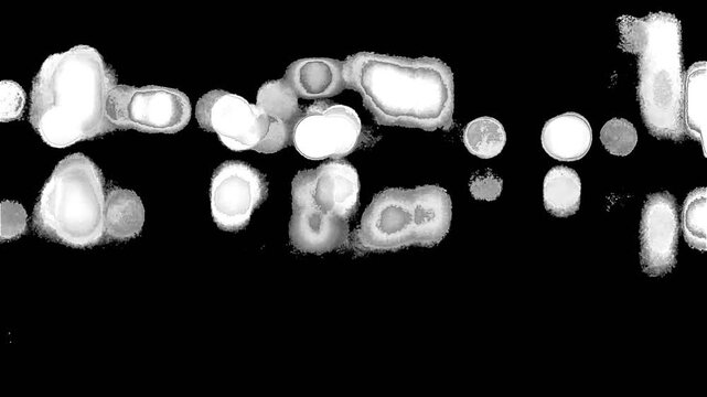 Monochrome Abstract Bokeh Motion Background