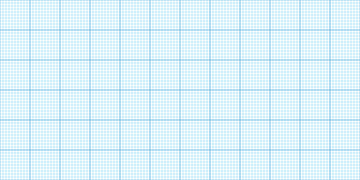 Detailed graph paper texture with fine blue squares and bold guide lines creating versatile background for mathematics, engineering drafts, technical diagrams and educational content