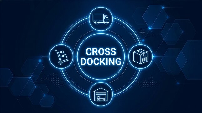 Cross docking concept is a logistics technique that aims to accelerate goods delivery and increase supply chain efficiency. It involves unloading goods from vehicles making incoming shipments