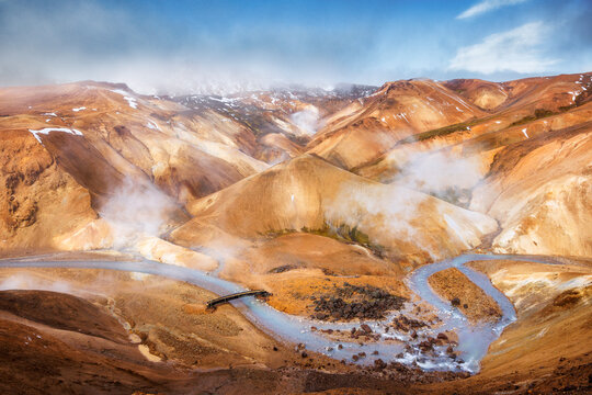 Vall&eacute;e g&eacute;othermique de Kerlingarfj&ouml;ll