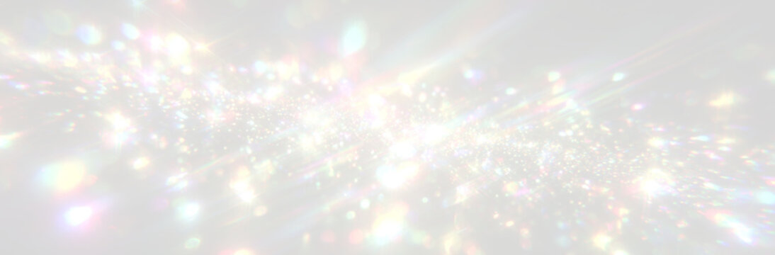 Transparent Diamond Prism Overlay PNG with Crystal Rainbow Refractions, Bright Lens Flare, Neon Light Effects, Sparkling Reflections and Abstract Color Spectrum Design