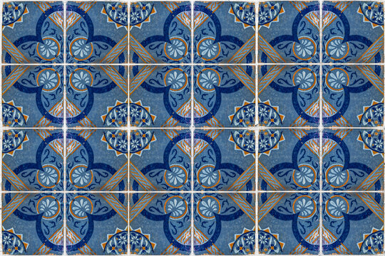 Background of vintage ceramic tiles