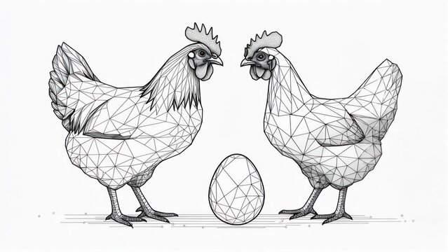 Polygonal chickens and egg