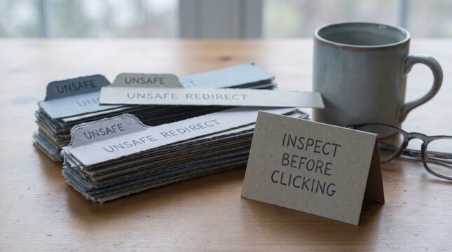 Scam Awareness: Inspect Before Clicking on Unsafe Redirects