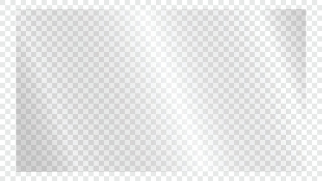 Transparent screen glare overlay PNG, realistic glass reflections and diagonal light streaks for device mockups and UI.