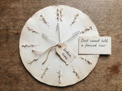 Sand Dollar Clock Face for Low Attention Span Moments