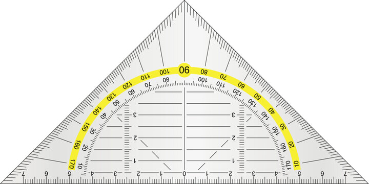 Set square &ndash; Geodreieck Geometrie