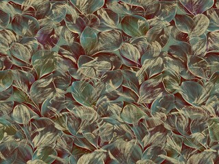 Obraz premium green leaves background Abstract leave pattern design creative art background texture design new concept textile design repeat pattern fabric print design 