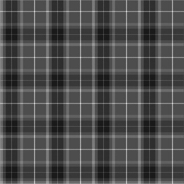 Plaid pattern featuring shades of black, gray, and white.
