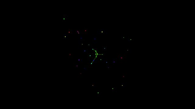 Dive into a visual journey with this Molecular background loop. The vibrant green aesthetic and seamless motion make it an excellent choice for technology reviews, gaming channels, and contemporary 