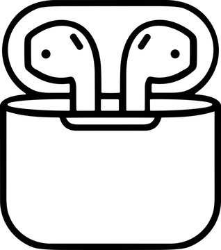 vector illustration of a headset bluetooth