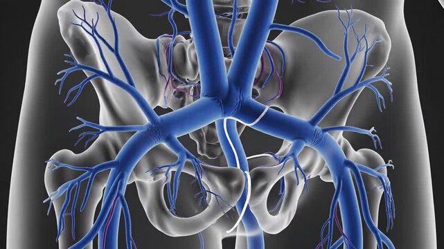Medical Animation of the Human Pudendal Venous Plexus