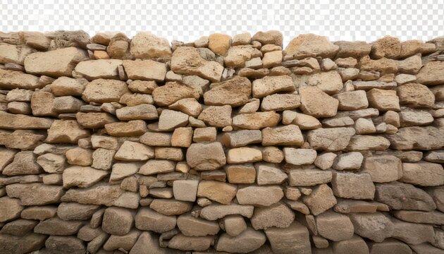 Rustic Stone Wall - A Textured Background for Design Projects.