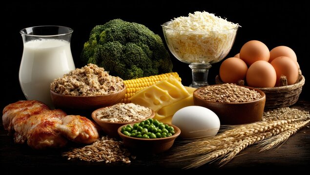 Protein Rich Foods Images – Browse 247,188 Stock Photos, Vectors, and ...