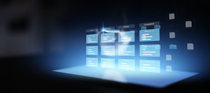Digital Task Board for Project Management, Progress Control, and Workflow Organization.