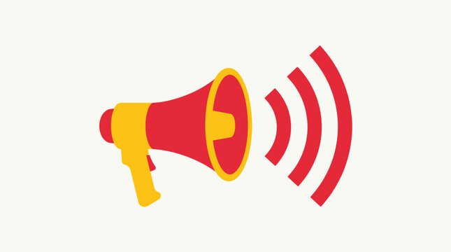 A graphic illustration of a megaphone.