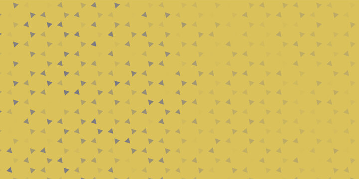 Yellow Geometric Triangle Pattern Background With Retro Texture And Subtle Repeating Design