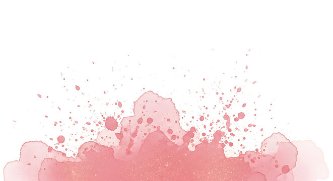 Soft pink watercolor paint splatter background with watercolor splatter background abstract creative artistic backdrop romantic